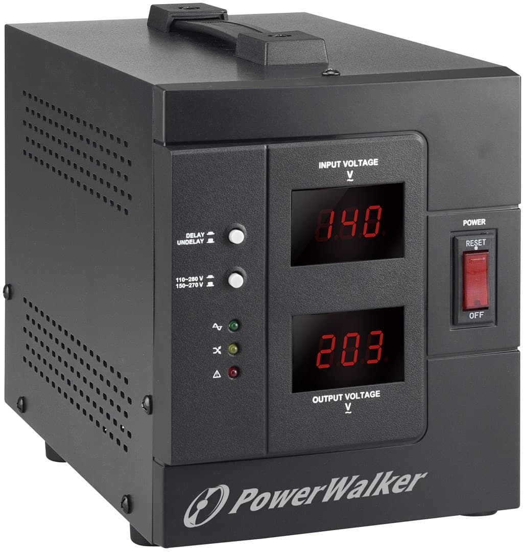 Stabilizator napięcia POWER WALKER 2000VA z francuskim gniazdem