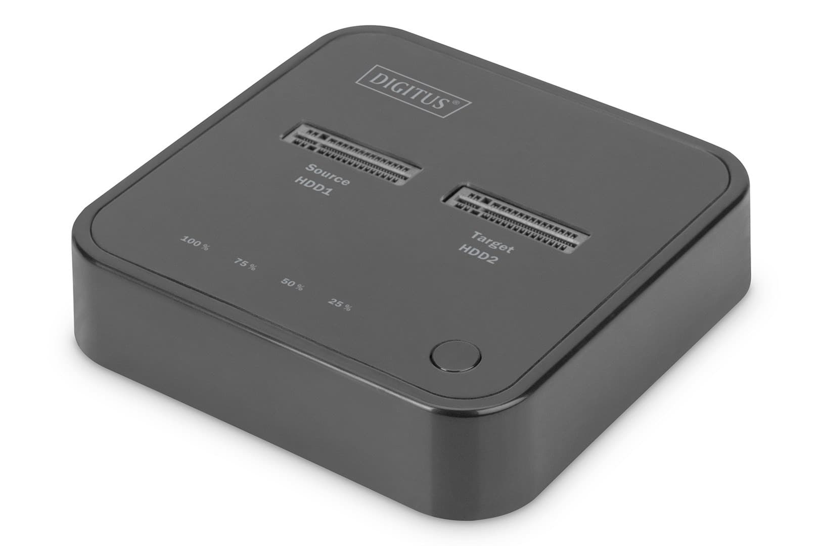 Stacja dokująca Digitus do dysków SSD M.2 NVMe z funkcją klonowania offline, USB-C, czarna