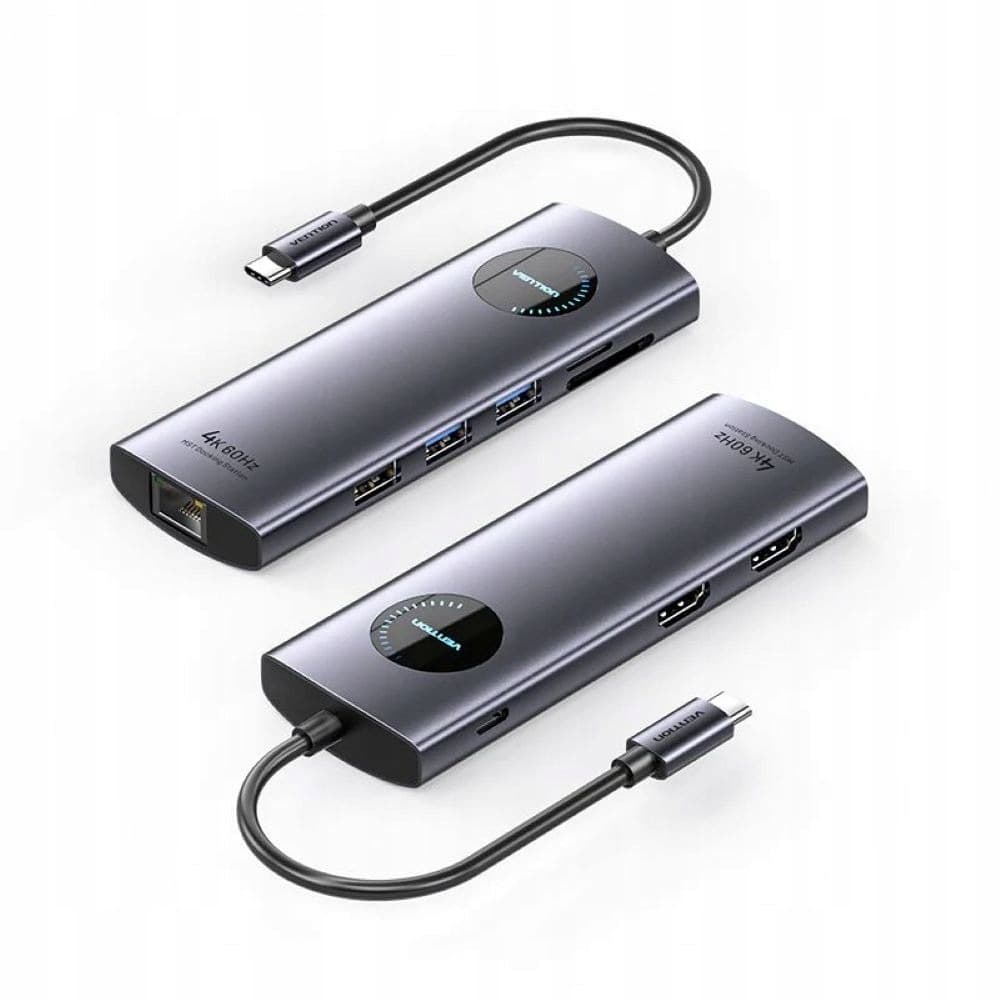 Stacja dokująca USB-C Vention 9 w 1 MST 4K 100W PD 5Gbps