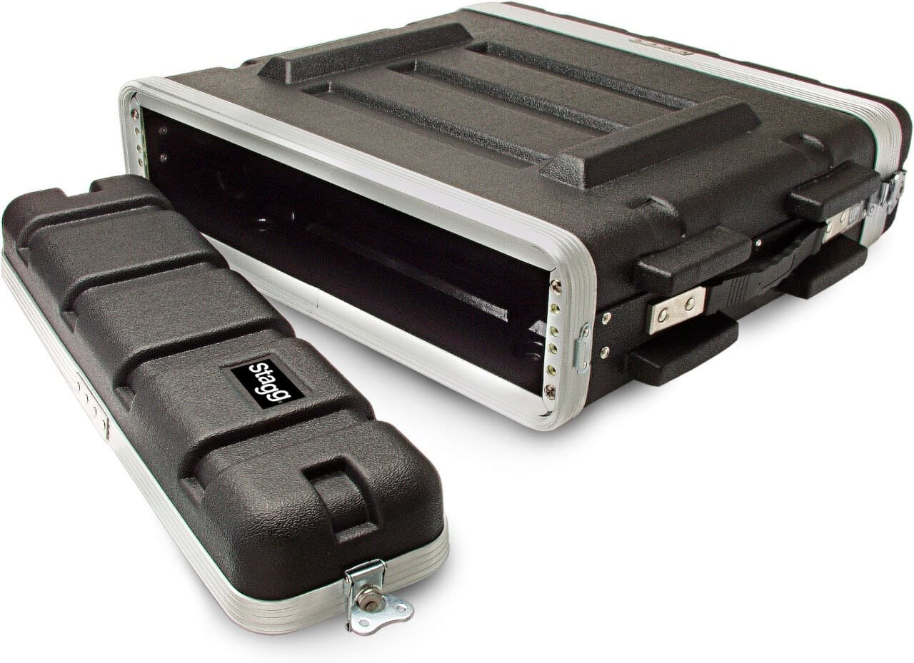 Stagg ABS 2U rack case - profesjonalna obudowa rack do sprzętu audio DJ