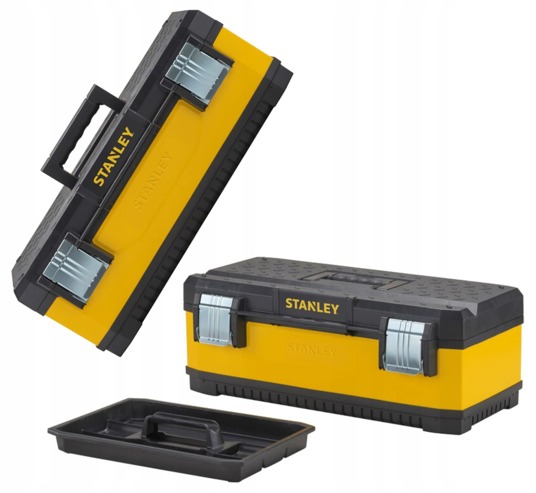Stanley 1-95-613 Pudełko na Narzędzia Metal/Plastik Czarne/Żółte