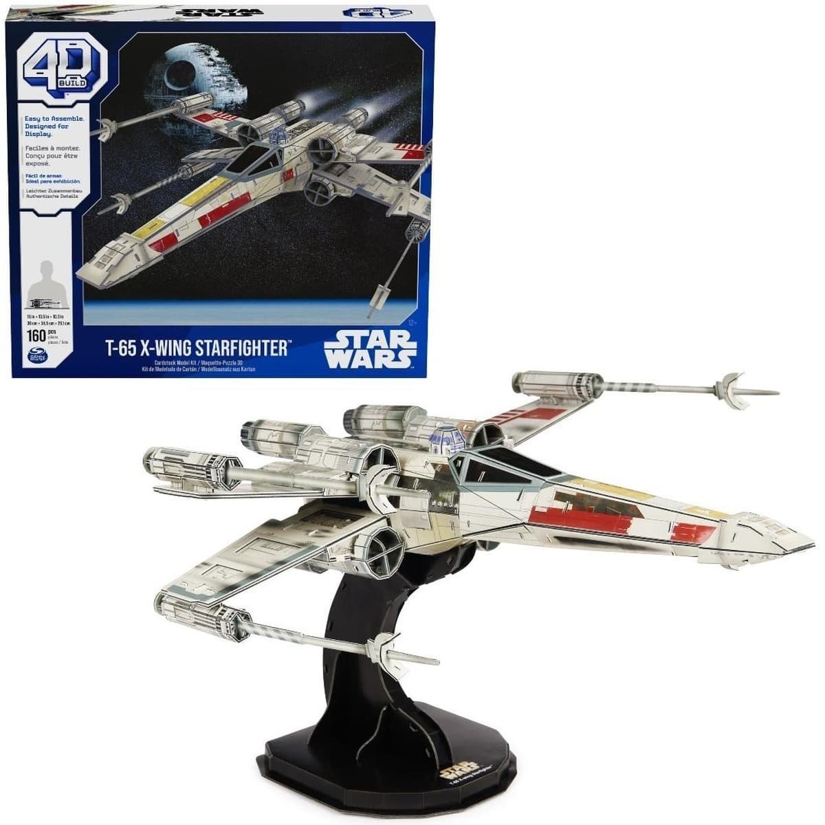 Star Wars Puzzle 4D Myśliwiec T-65 X-Wing Spin Master