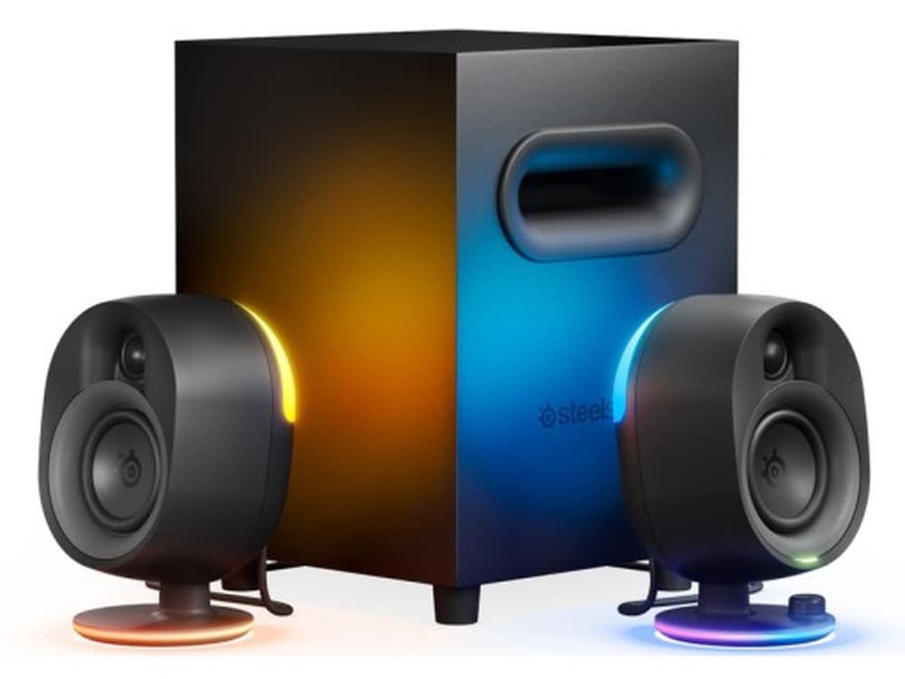 SteelSeries Arena 7 - Głośniki Komputerowe Bluetooth, Czarne