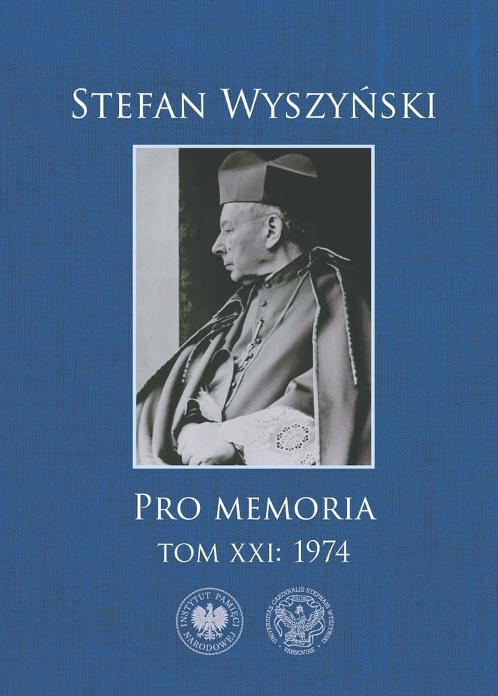 Stefan Wyszyński Pro Memoria 1974 Tom 21 - Książka