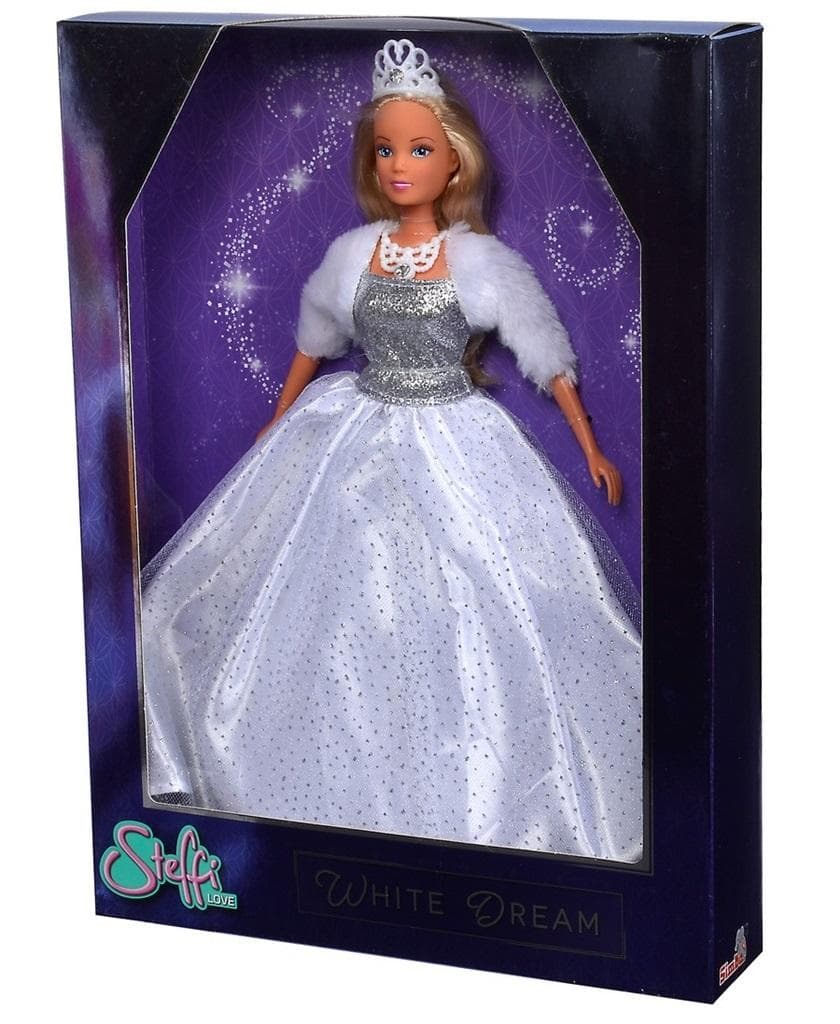 Lalka Steffi w białej sukni 29 cm Simba