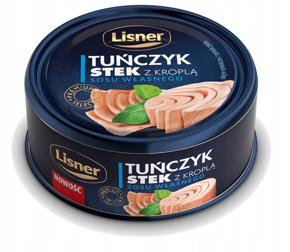 Tuńczyk Stek z kroplą sosu własnego Lisner 120 g