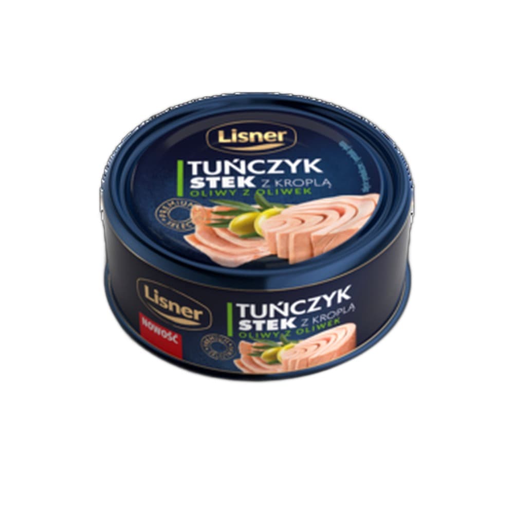 Tuńczyk Stek z kroplą oliwy z oliwek Lisner 120 g
