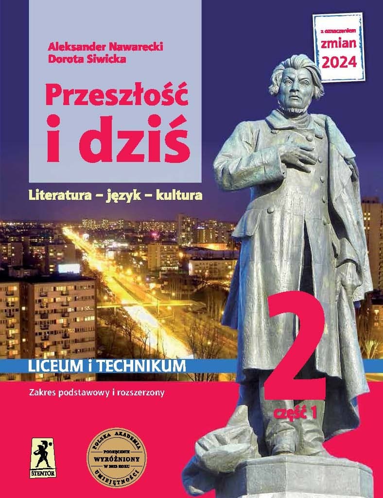 Stentor Język polski klasa 2 - Podręcznik część 1 - Liceum/Technikum