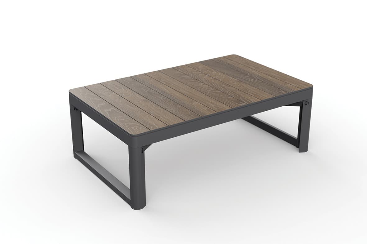 Stół ogrodowy Keter Lyon Deco walnut / grafit