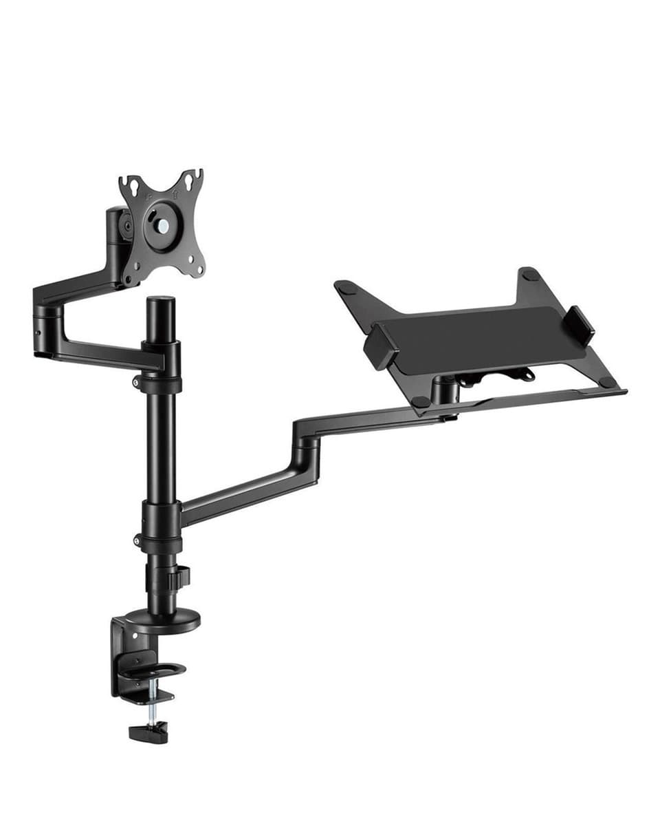 Stojak na monitor IcyBox do 32"/8kg, montaż na biurku