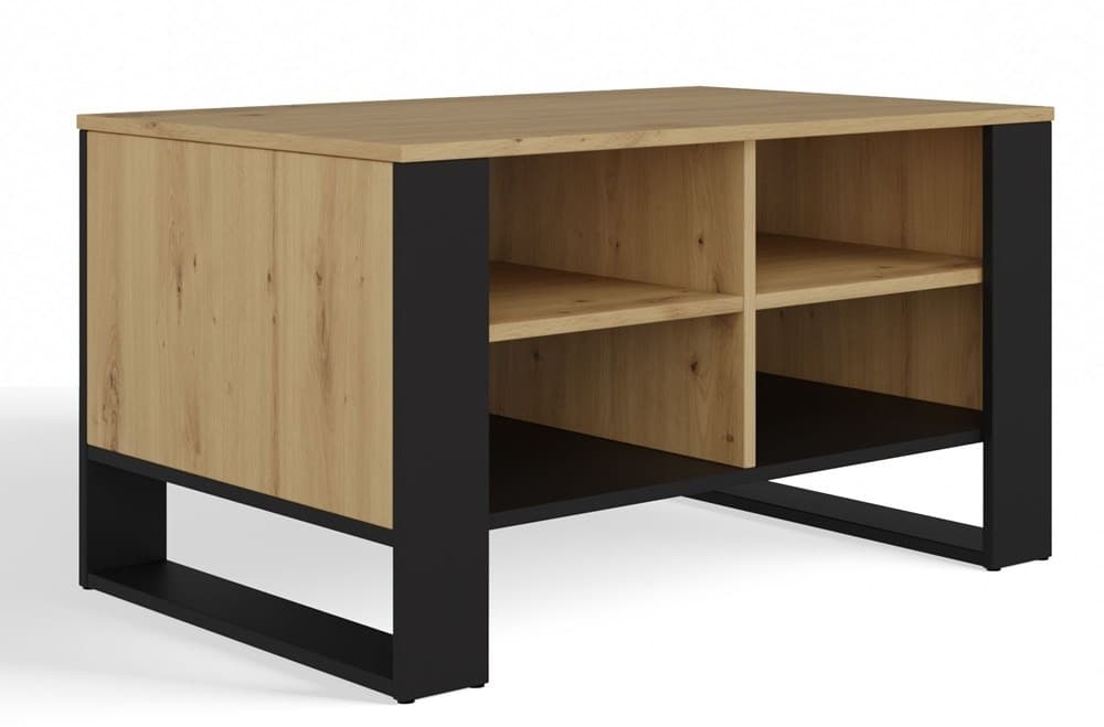 Stolik Modern 4P dąb artisan / czarny