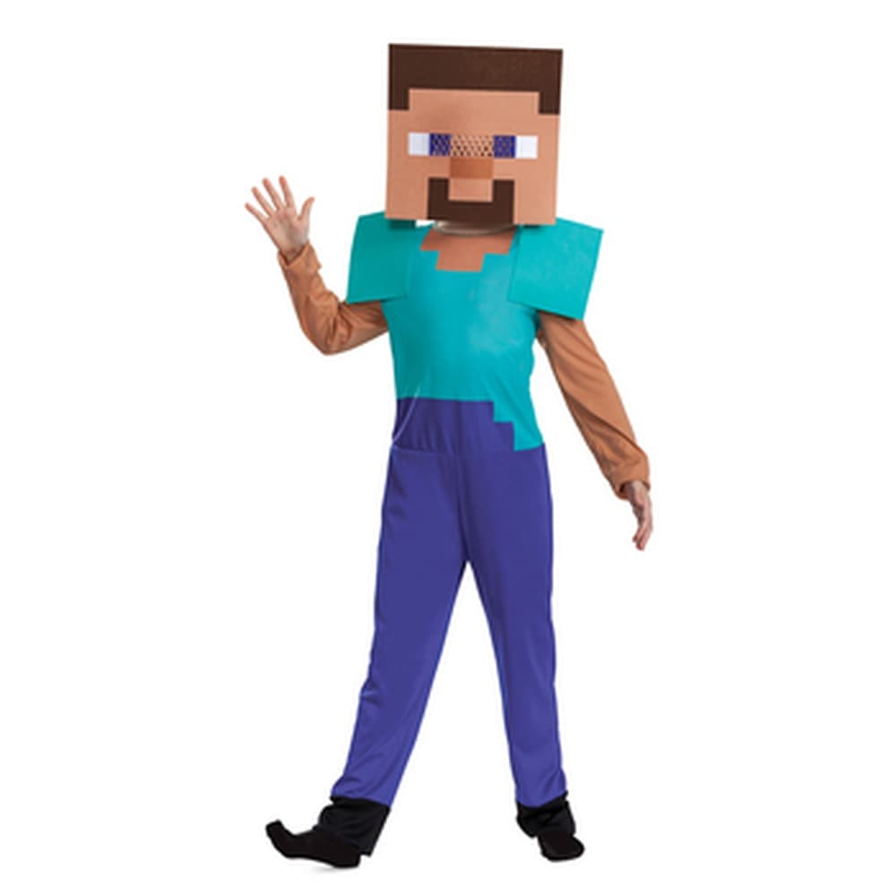 Strój dziecięcy Minecraft Steve rozmiar M