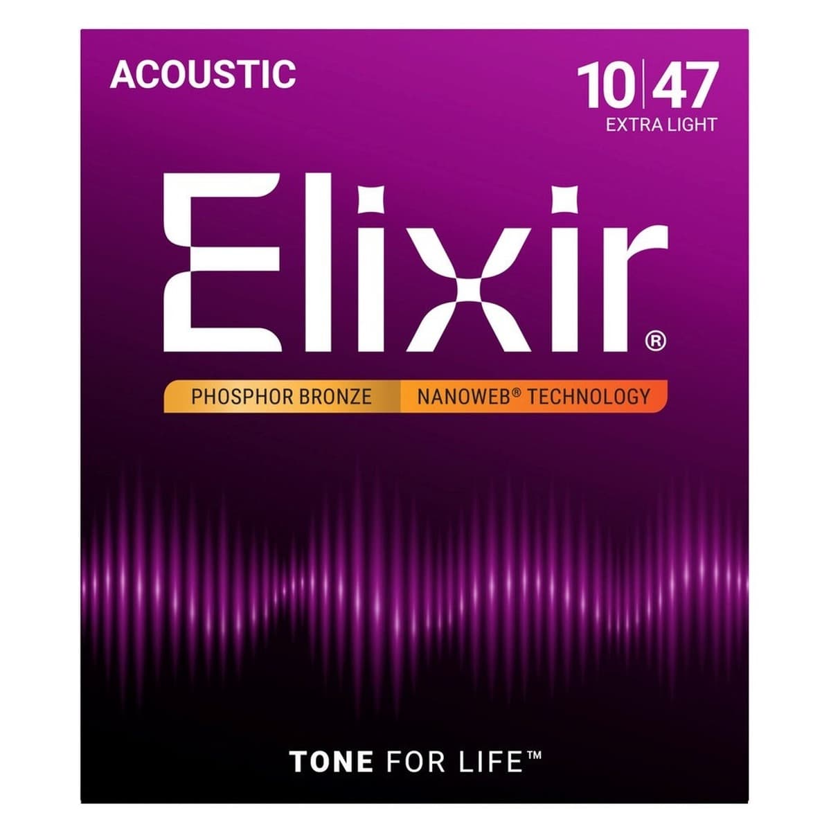 Struny do gitary akustycznej Elixir Phosphor Bronze Extra Light 10-47