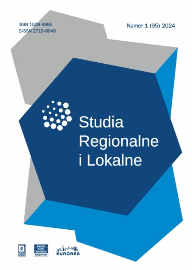 Studia Regionalne i Lokalne 1/2024 - praca zbiorowa