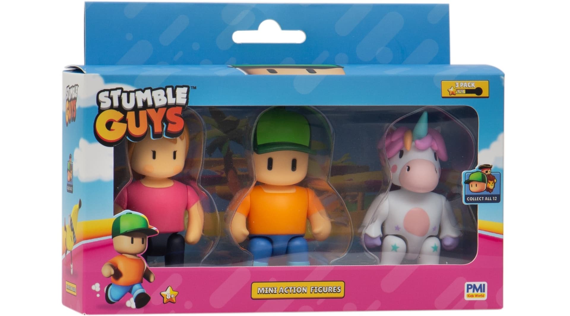 Stumble Guys Figurki Akcji 3-pak Mr. Stumble Ms. Stumble Sprinkles