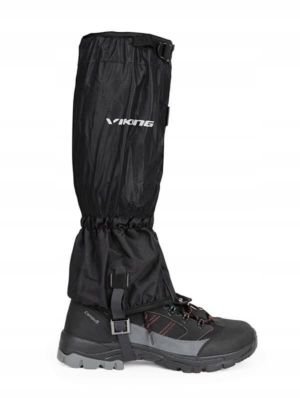 Gaitery ochronne Viking Triglav wodoodporne czarne rozmiar S/M