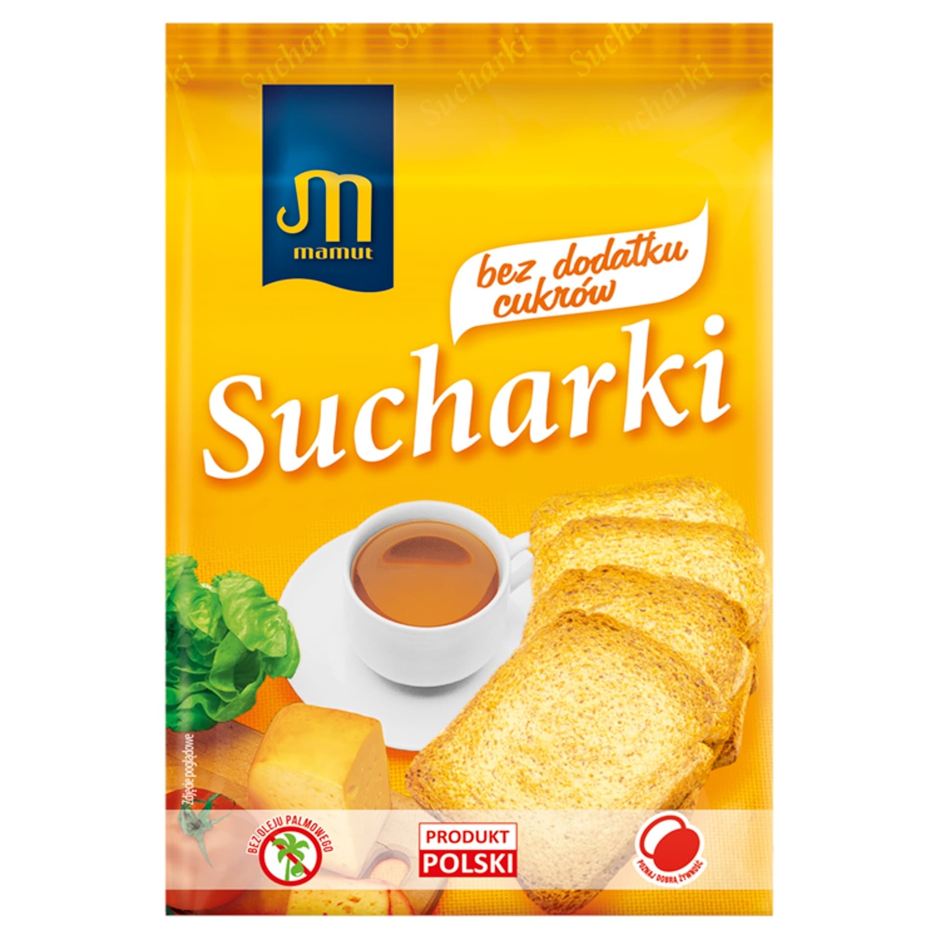Sucharki bez dodatku cukrów 225 g Mamut