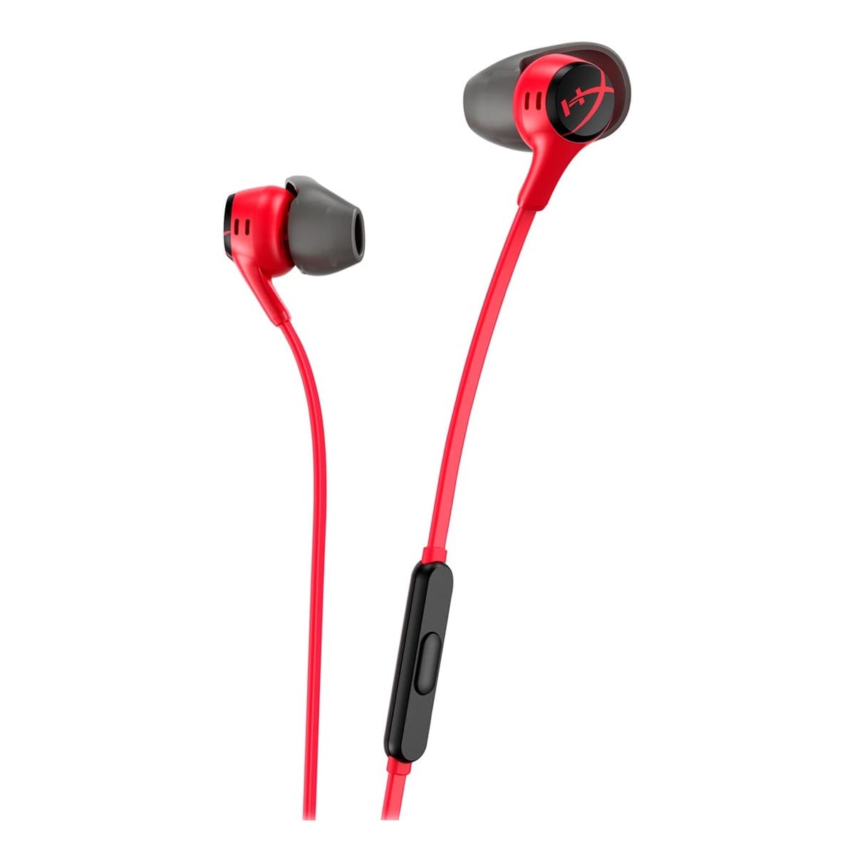 Słuchawki HyperX Cloud Earbuds II CZERWONE - douszne, gamingowe, z mikrofonem