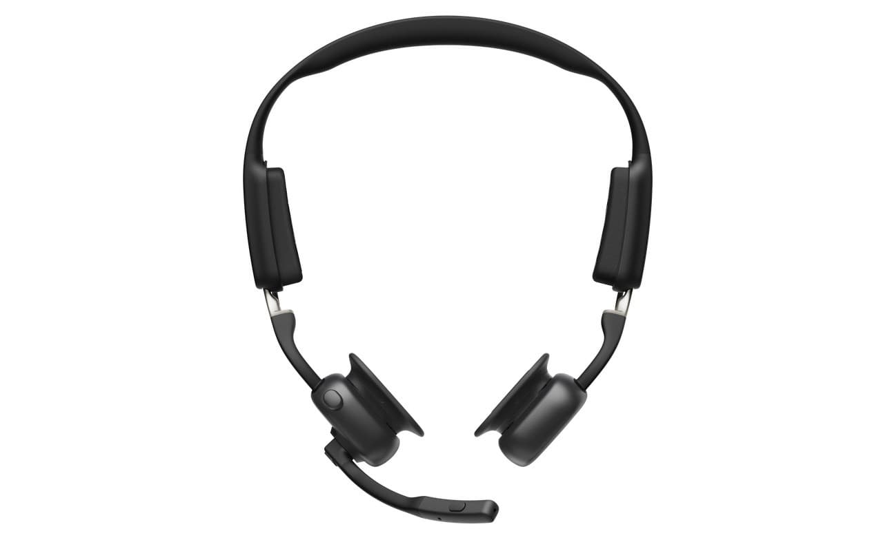 Słuchawki nauszne bezprzewodowe Bluetooth Shokz C610-AN-BK do biura/centrum telefonicznego