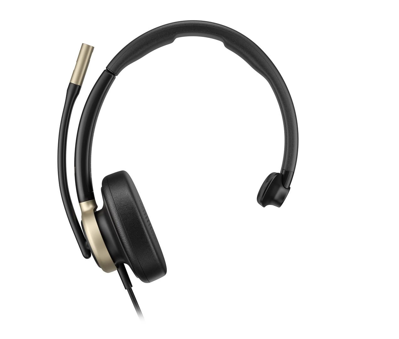 Słuchawki przewodowe monauralne HP Poly Mission 815 USB czarne