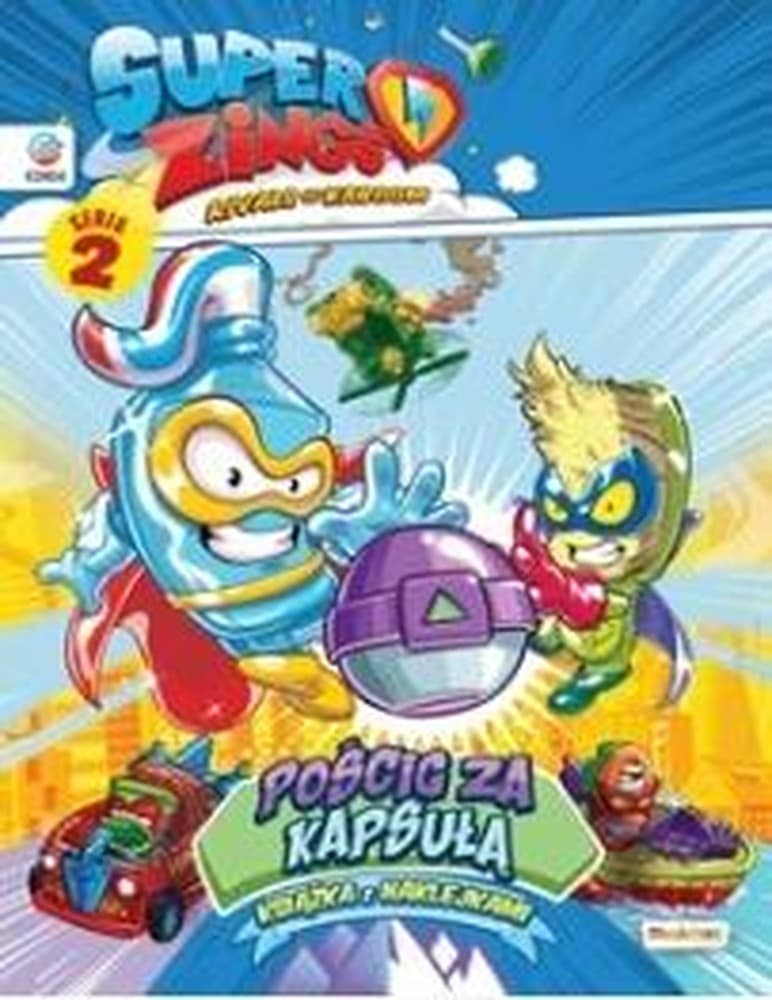 SuperZings Książka z naklejkami z figurką