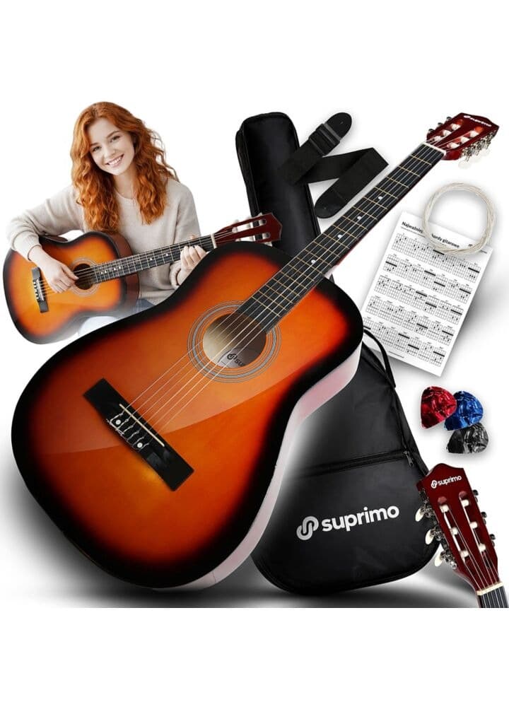 Gitara klasyczna SUPRIMO JRC SET NT 1/4 naturalna