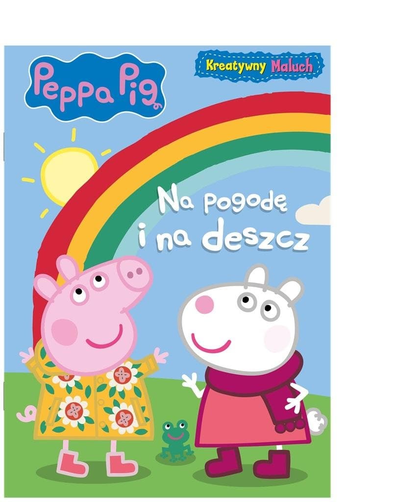 Świnka Peppa Książka z Naklejkami Kreatywna