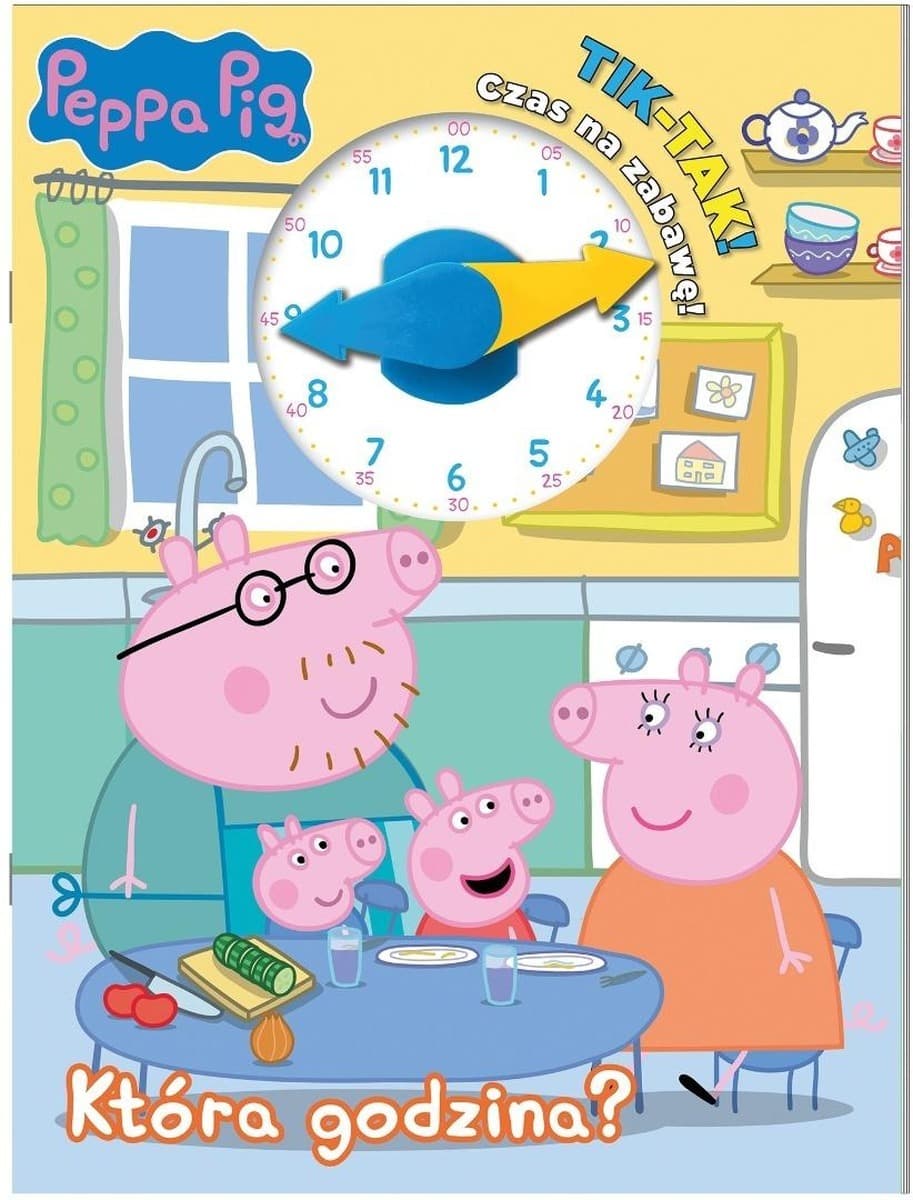 Świnka Peppa uczy o zegarze i czasie
