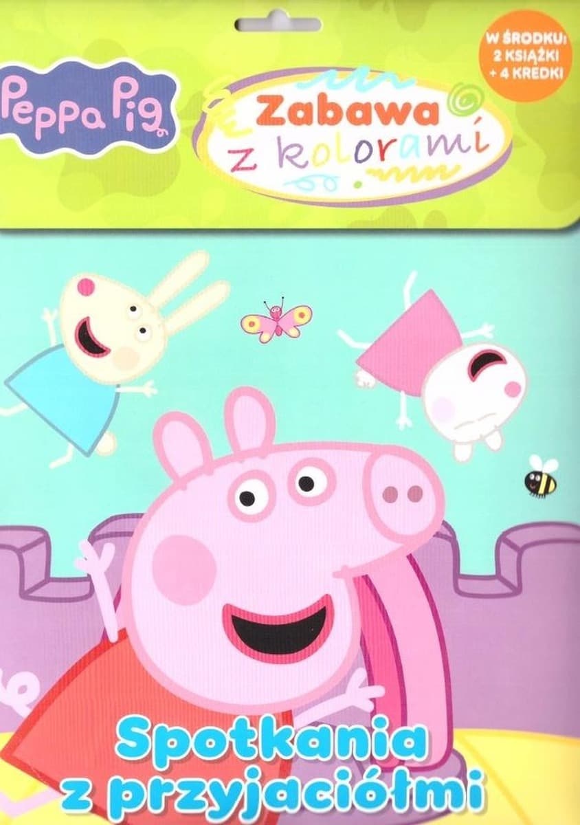 Świnka Peppa. Zabawa z kolorami. Spotkania z przyjaciółmi