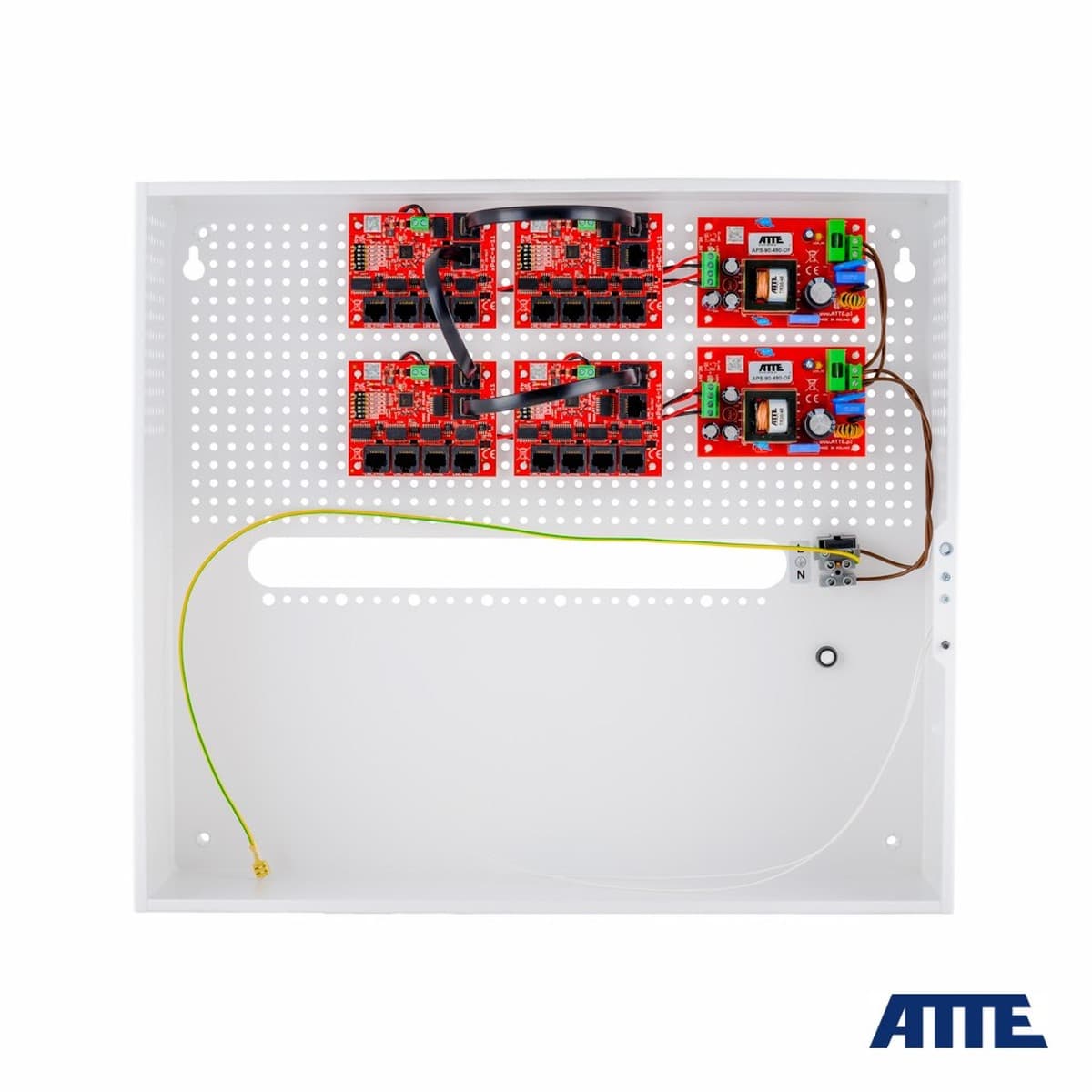 Switch PoE 17 portów 10/100/1000 z 1 portem uplink ATTE IP-17-11-H