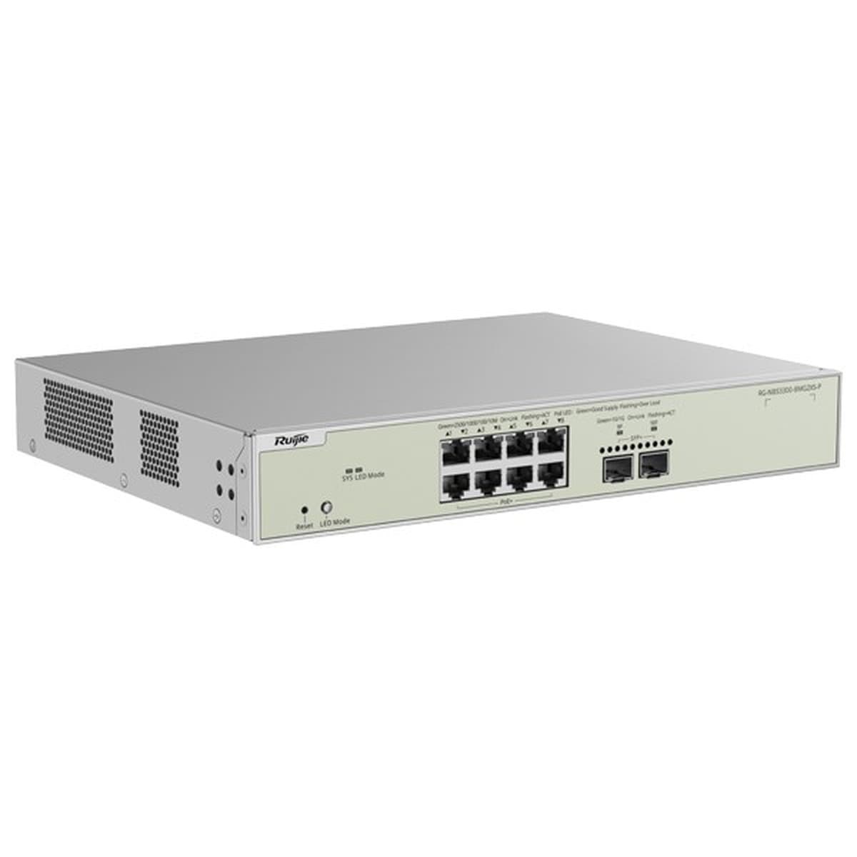 Switch PoE Ruijie RG-NBS3300-8MG2XS-P 8 portów SFP+