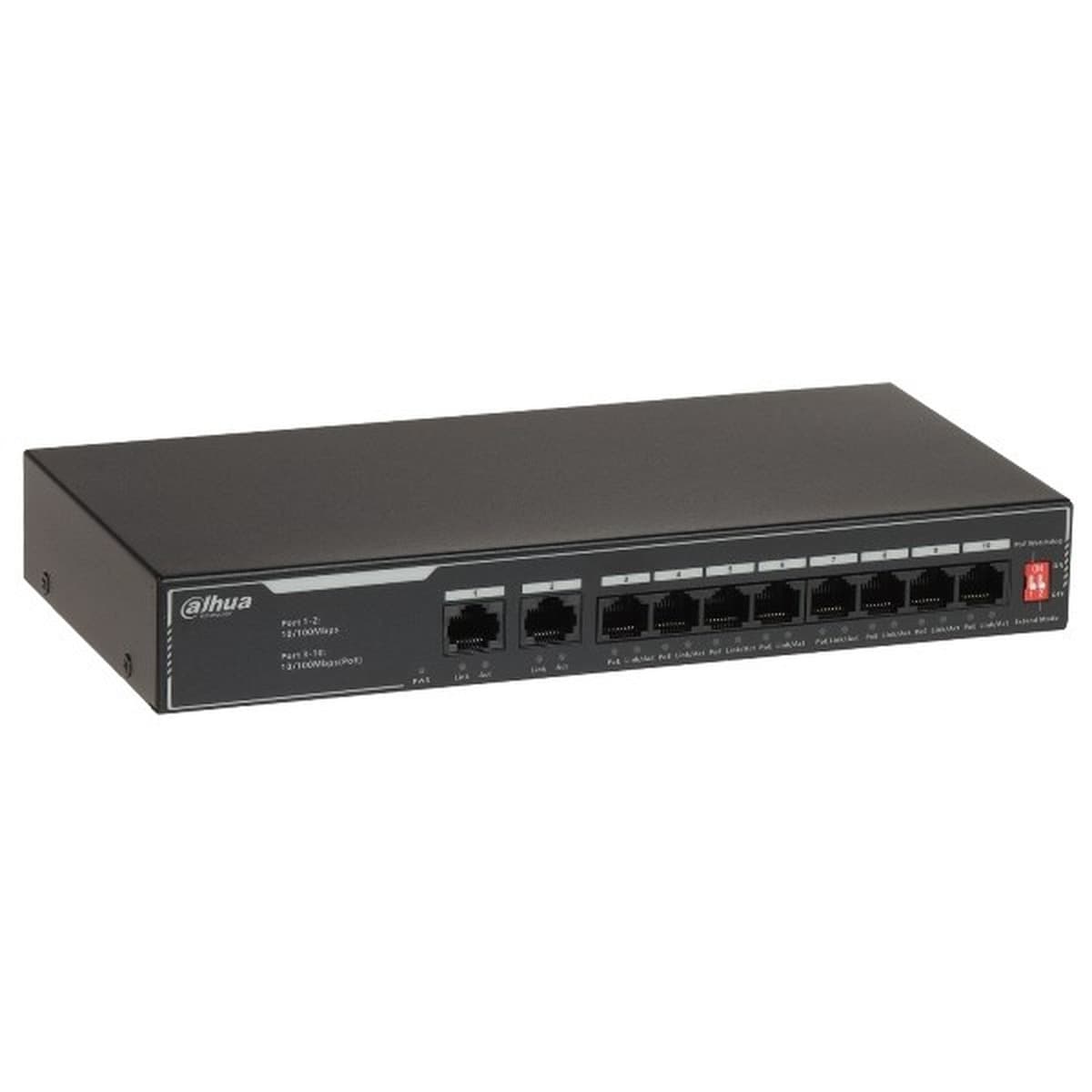 Switch Dahua SF1010LP 10-portowy 10/100 Mbps