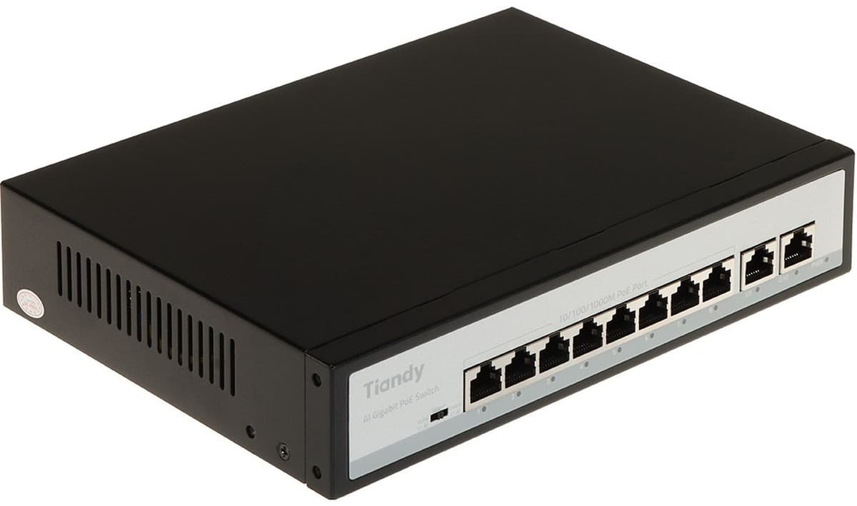 Switch POE TC-P3S010 8-portowy Tiandy