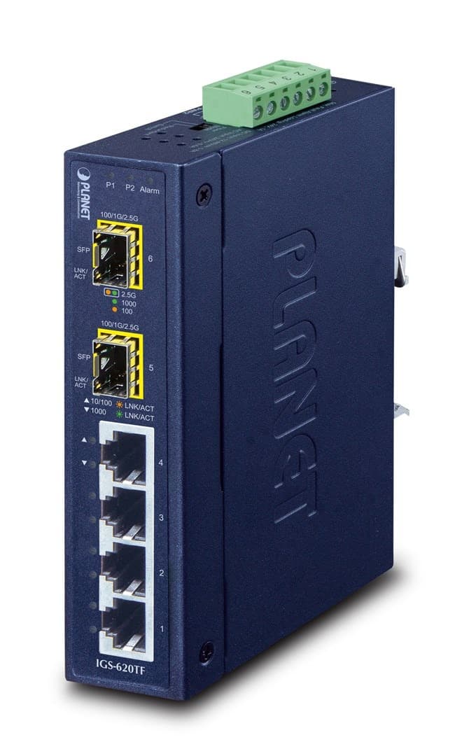Planet Switch Przemysłowy 4 x 10/100/1000Mbps