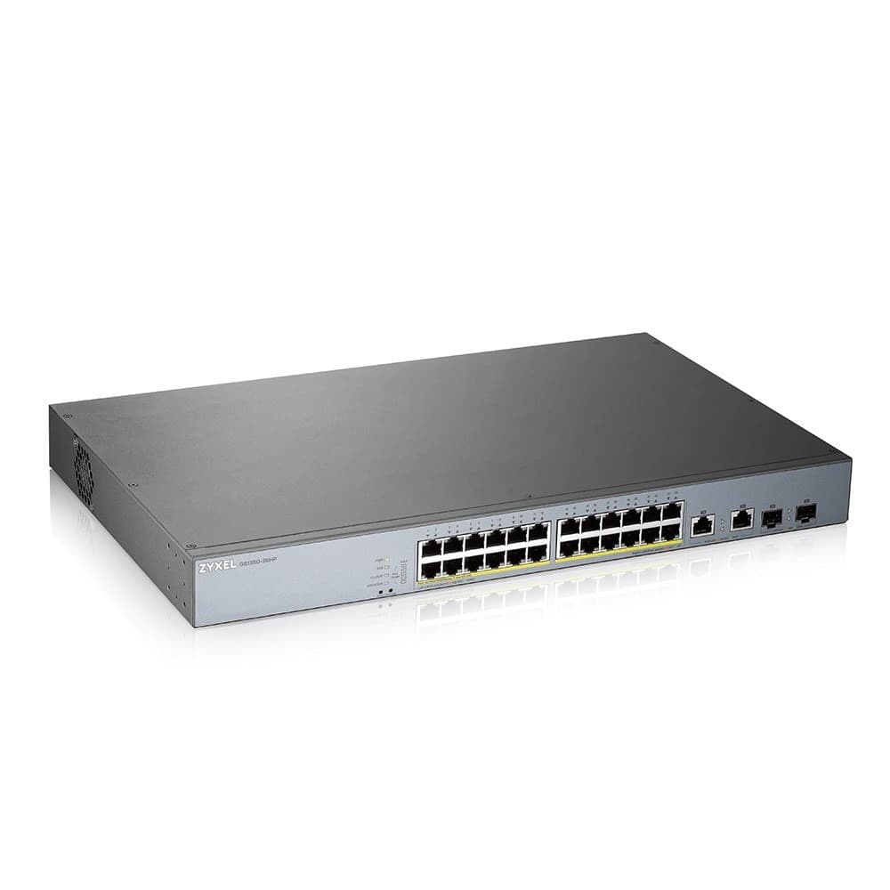 Zyxel 26-portowy Gigabit Ethernet PoE+ Managed GS1350-26HP