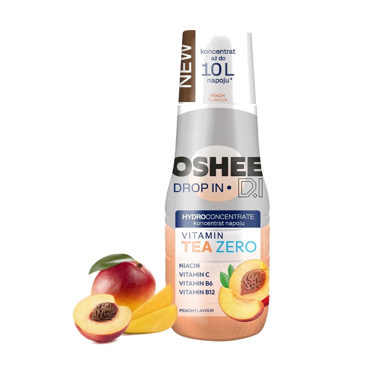 OSHEE Drop In Hydroconcentrate Vitamin Tea Brzoskwinia Zero 500 ml