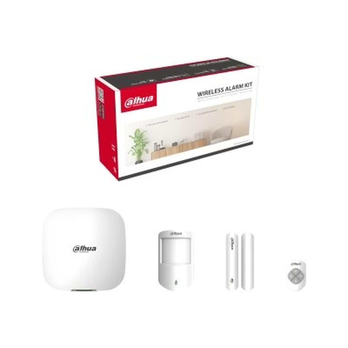 System alarmowy Wi-Fi Dahua Technology ART-ARC3000H-03-FW2(868) biały z czujnikami