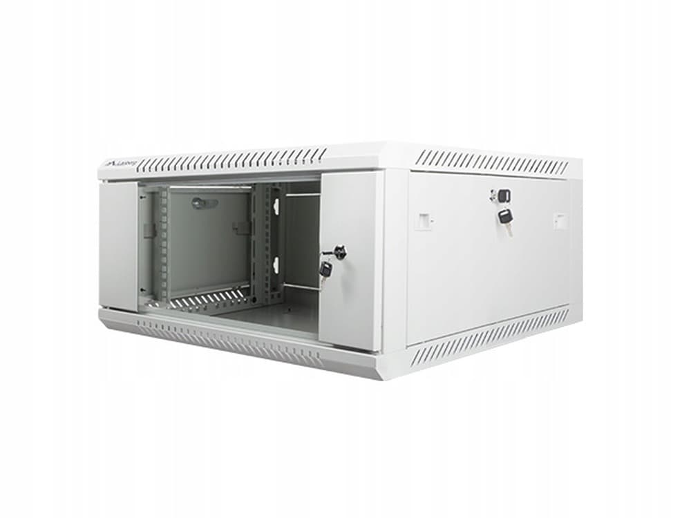Szafa Rack Lanberg 4U 600 mm x 600 mm x 280 mm wisząca szara
