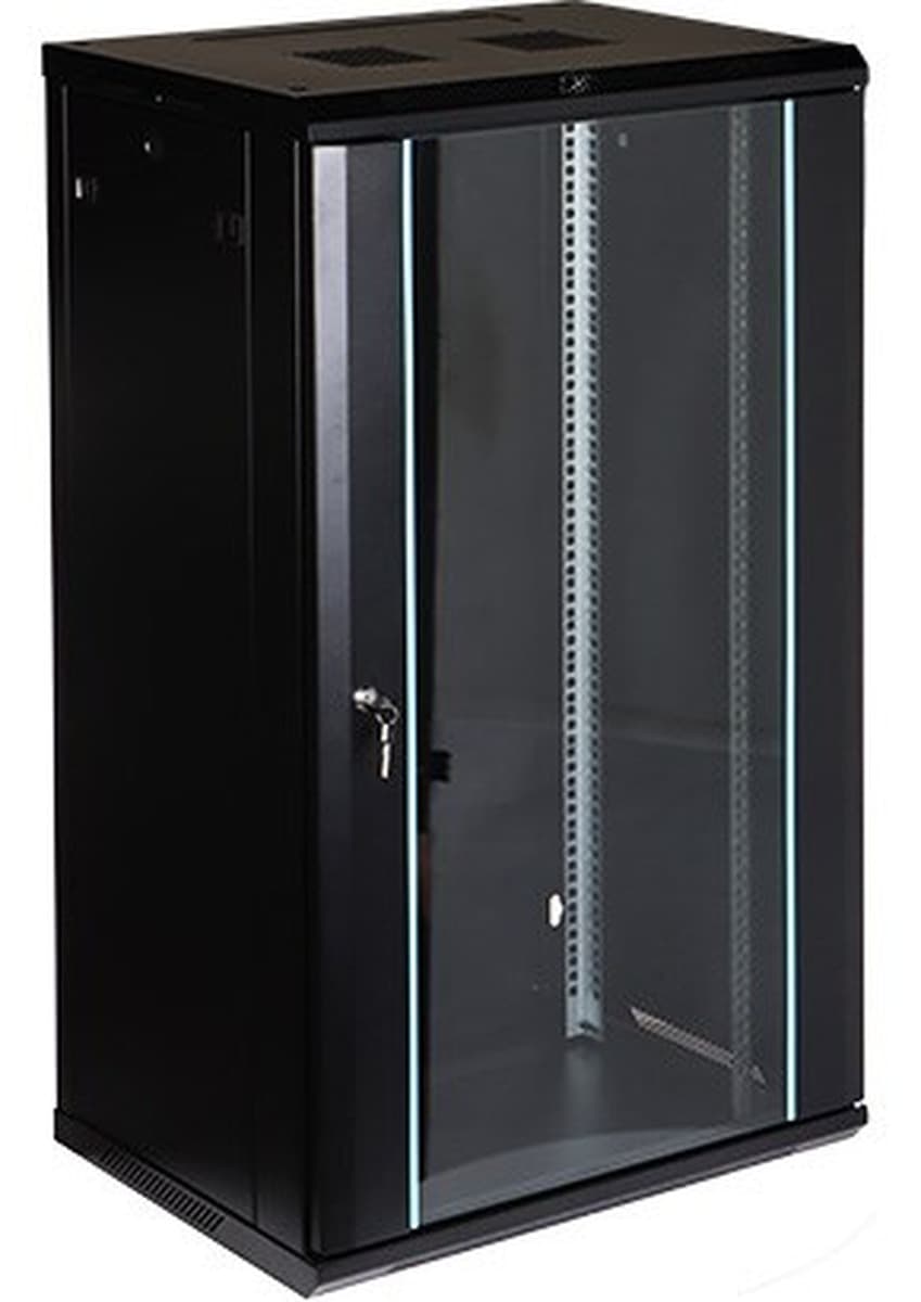 Szafa rack wisząca EPRADO R19-22U/450 niebieska 22U 450mm głębokości