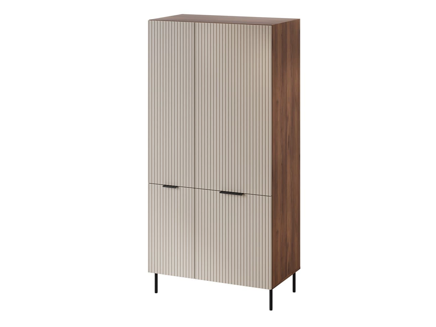Szafa Almera 90 x 52 x 185 cm orzech / kaszmir