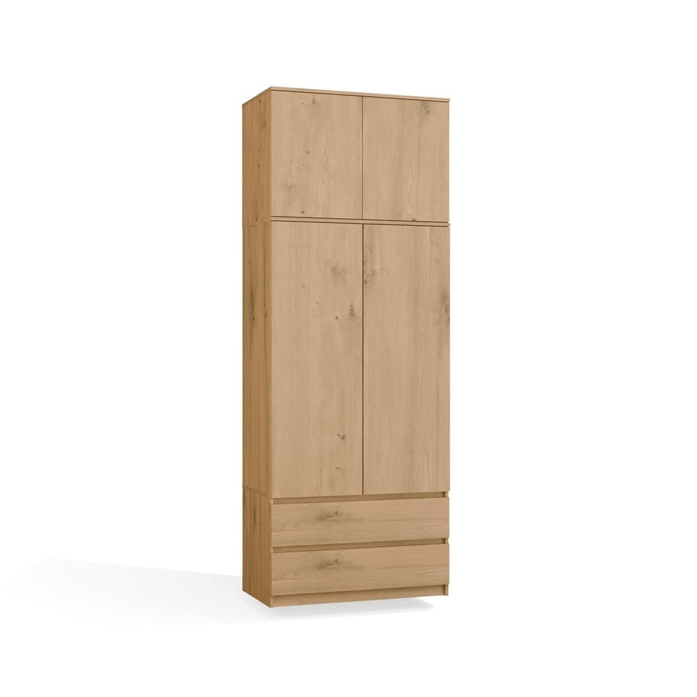 Szafa z nadstawką Malwa SS-90 dąb artisan do garderoby pokoju