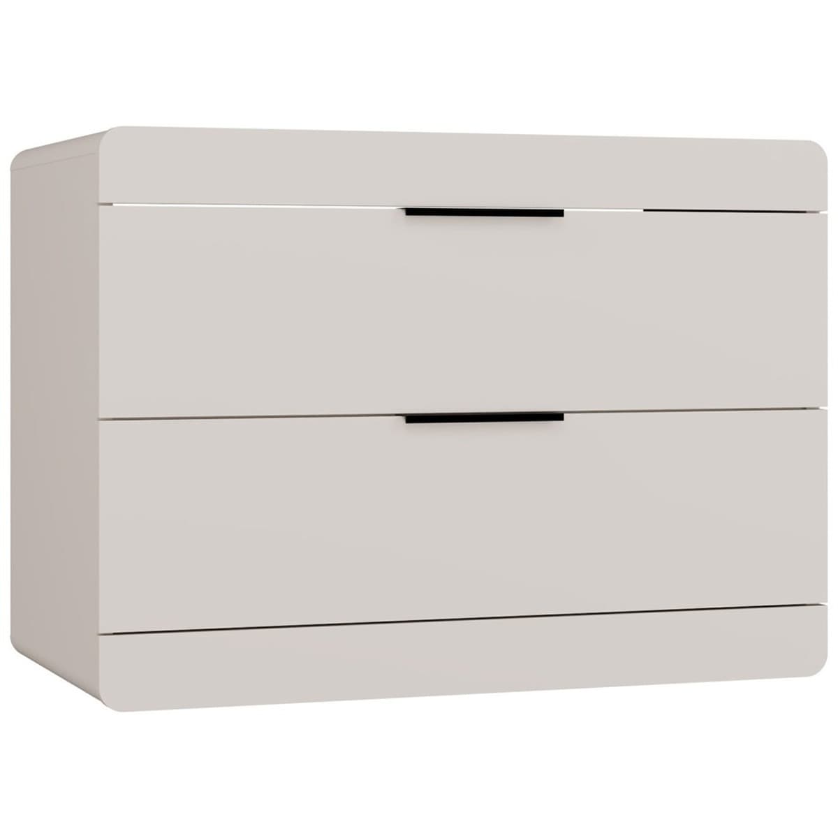 Szafka pod umywalkę wisząca Terra 80 2S 2 szuflady kaszmir 80x58x45 cm