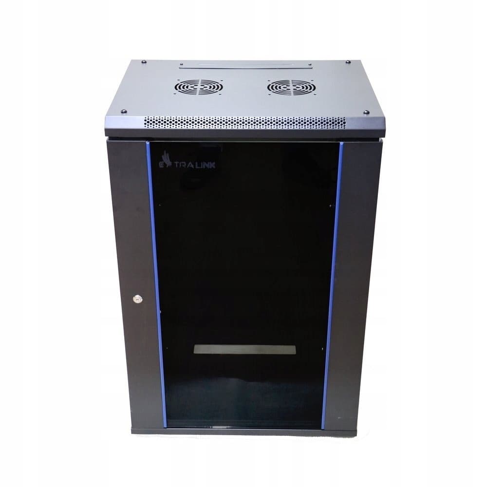 Szafka wisząca 19 cali 18U 600x450 Czarna