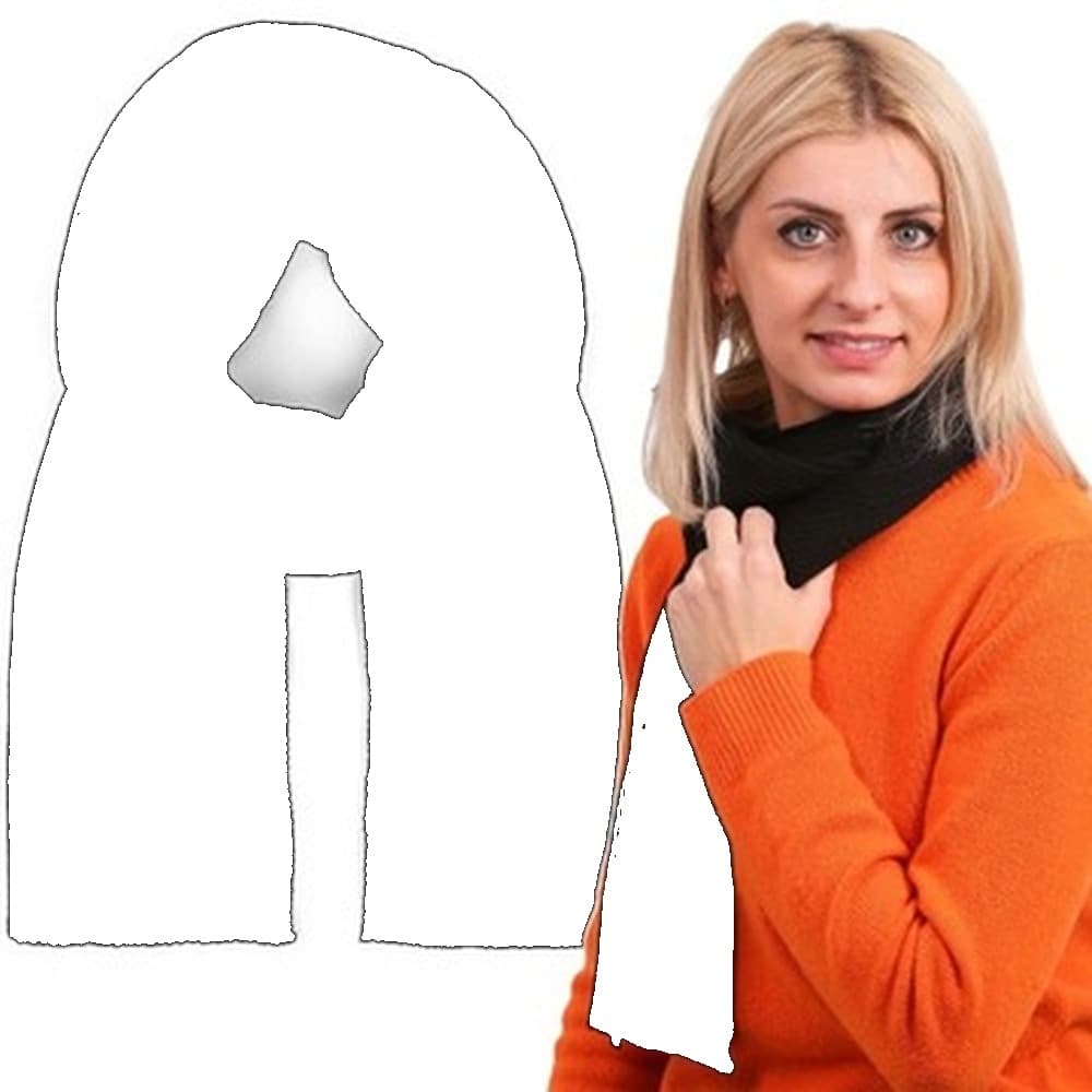 Szal damski MOSCHINO czarny