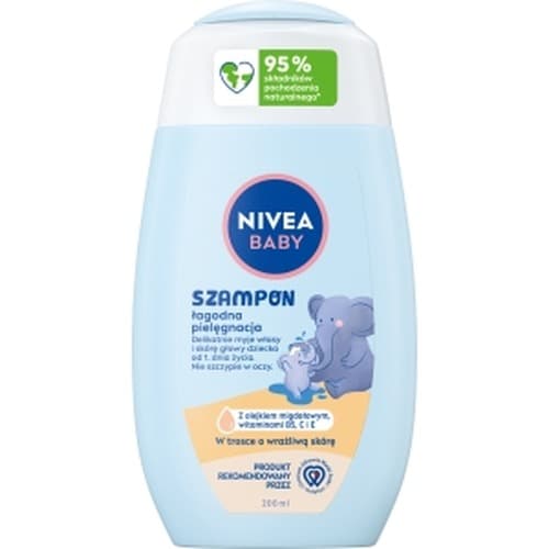 Nivea Baby Szampon i płyn do kąpieli delikatny 200 ml