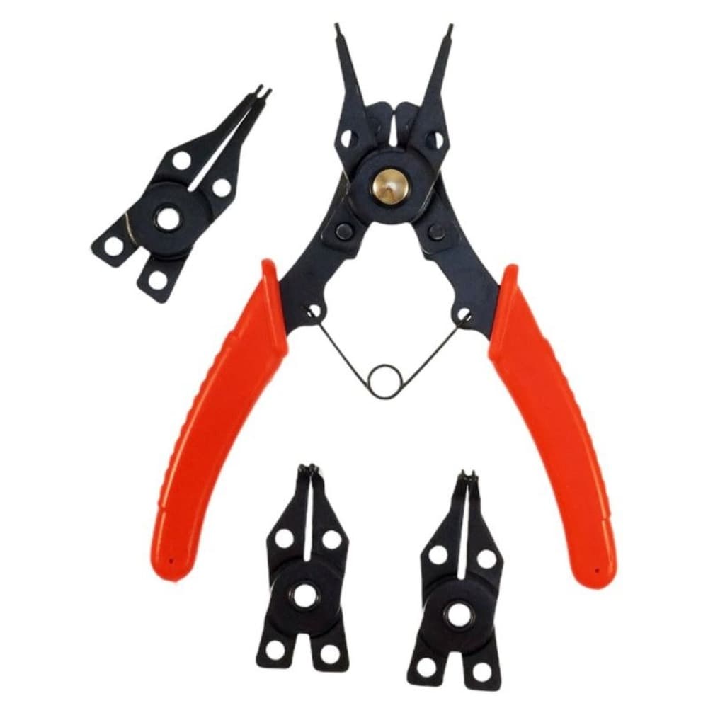 Szczypce do pierścieni Segera 160 mm z 4 końcówkami