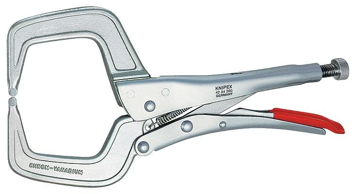 Szczypce spawalnicze omijające KNIPEX 280 mm stal wysokowęglowa