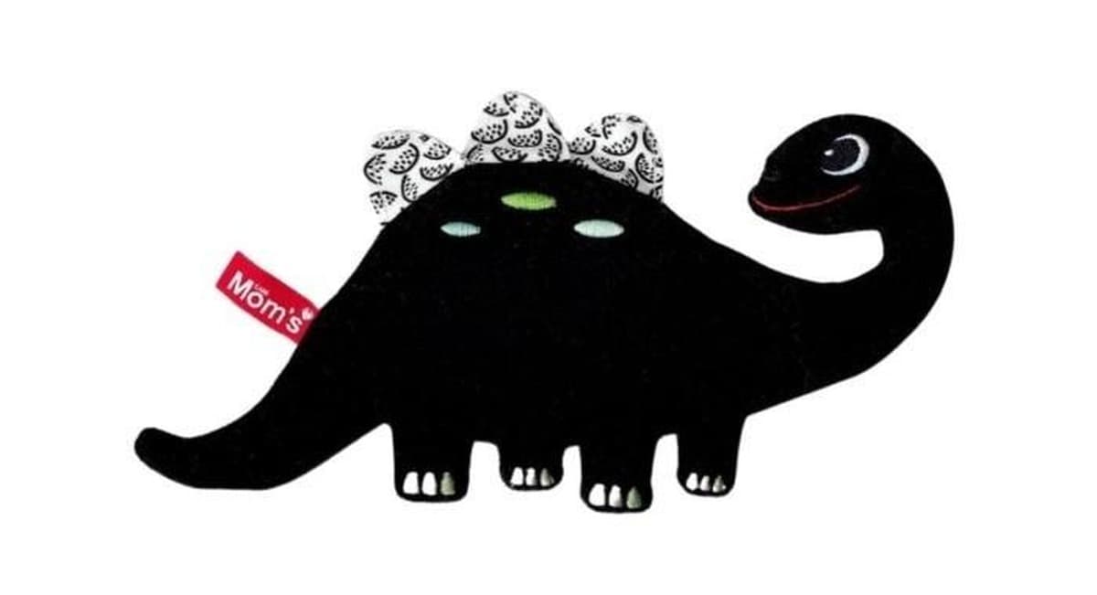 Szeleszcząca Szmatka Dinozaur kontrastowa dla niemowląt