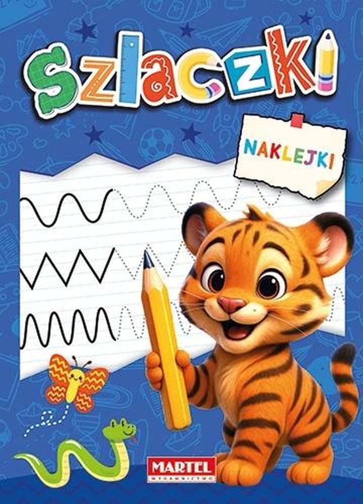 Szlaczki. Kolorowanka z naklejkami Edu