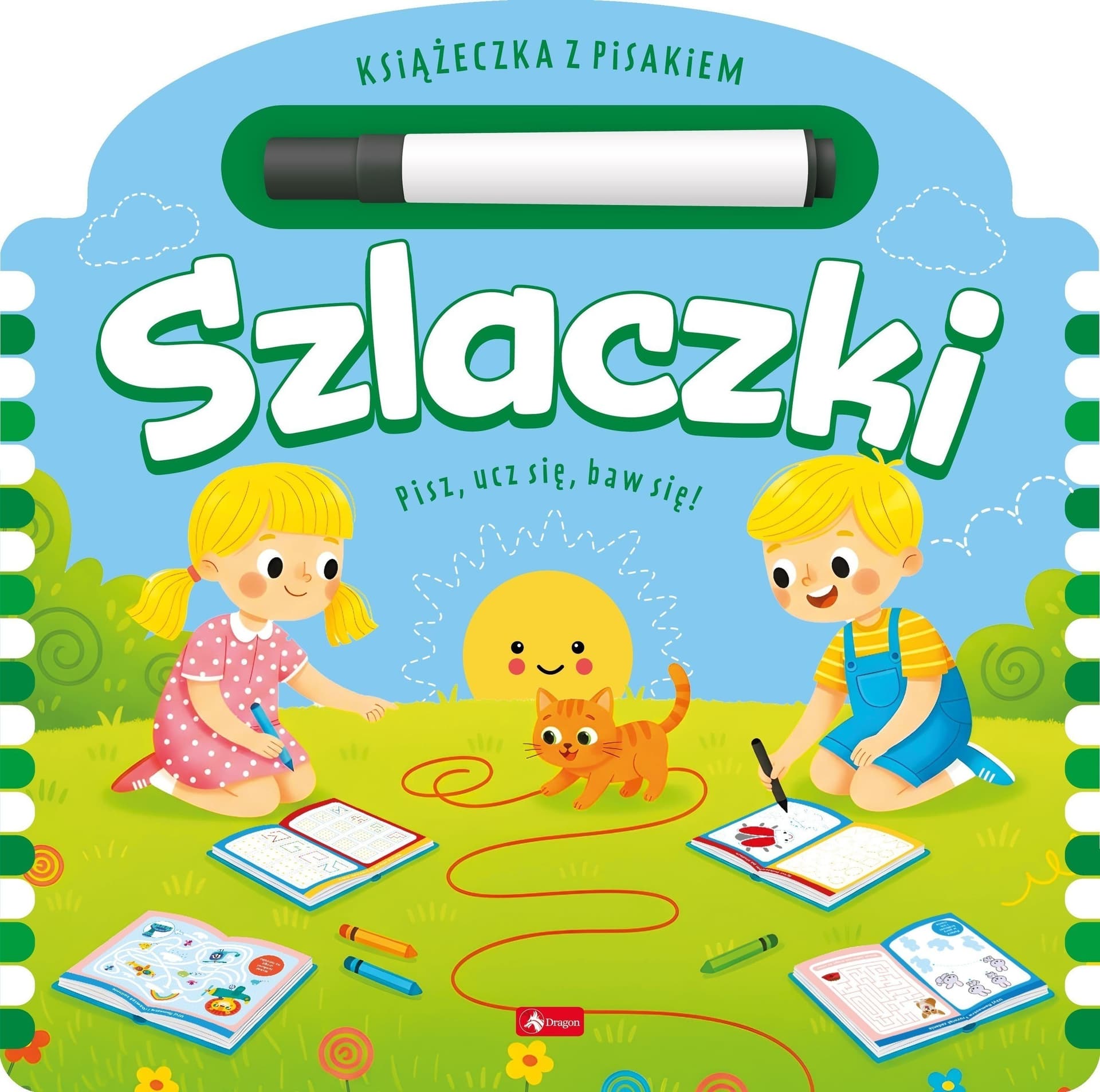 Szlaczki. Książka z pisakiem